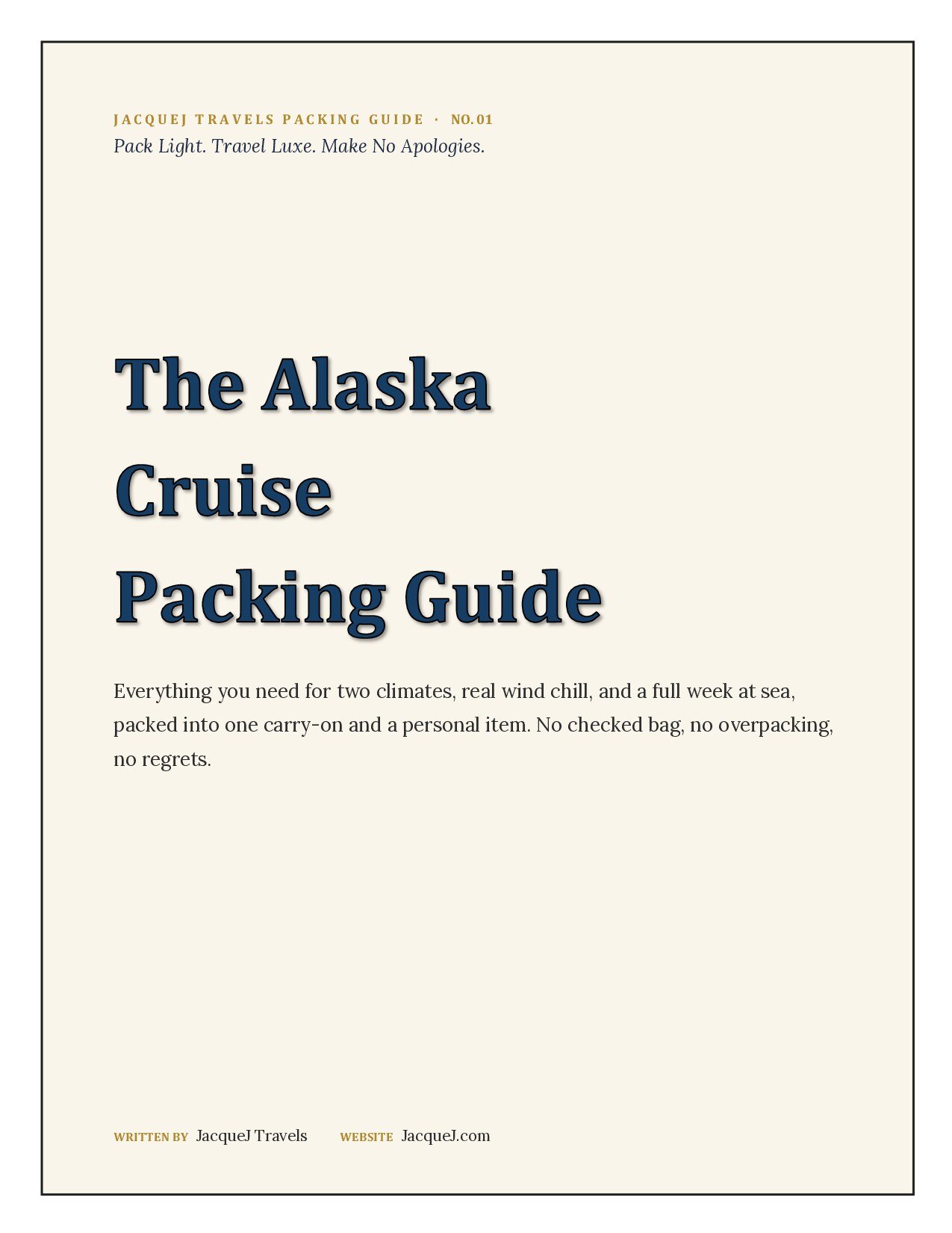 Alaska Travel Guide cover