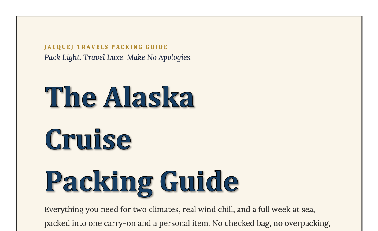 Alaska Travel Guide cover