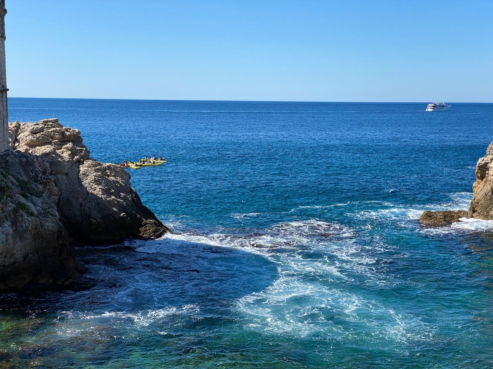 The Adriatic Sea from the walls of Dubrovnik
